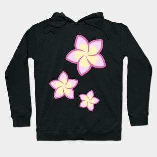 Pink Yellow Frangipani Hoodie